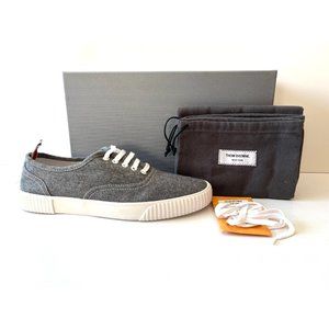 Thom Browne Gray Wool Lace-Up "Heritage" Sneakers, Sz 11 (US) 44 (EU) NIB! $795